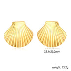 Shell Stud Earrings