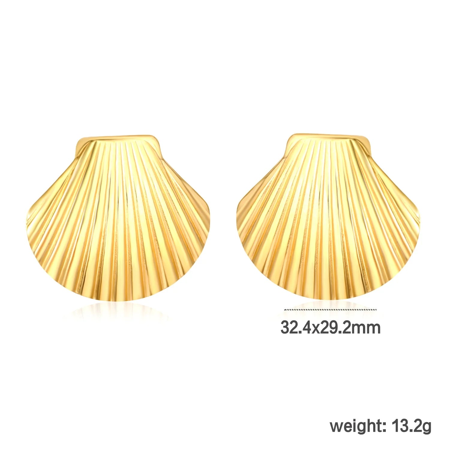Shell Stud Earrings