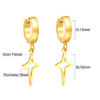 Huggie Star Earrings