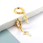 Huggie Star Earrings