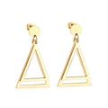 Éclat Double Triangle Earrings
