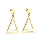 Éclat Double Triangle Earrings