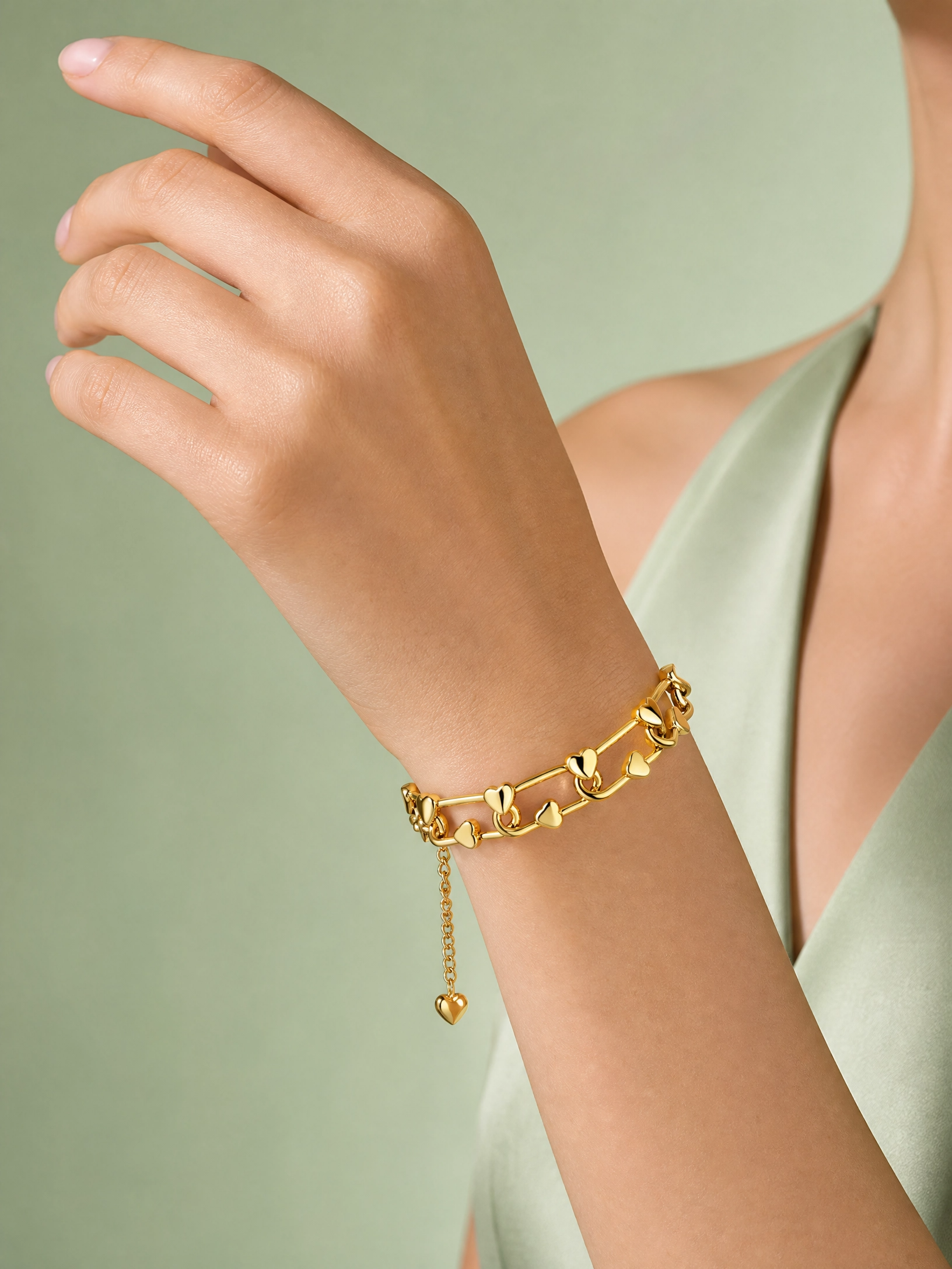 Heart Buckle Bracelet