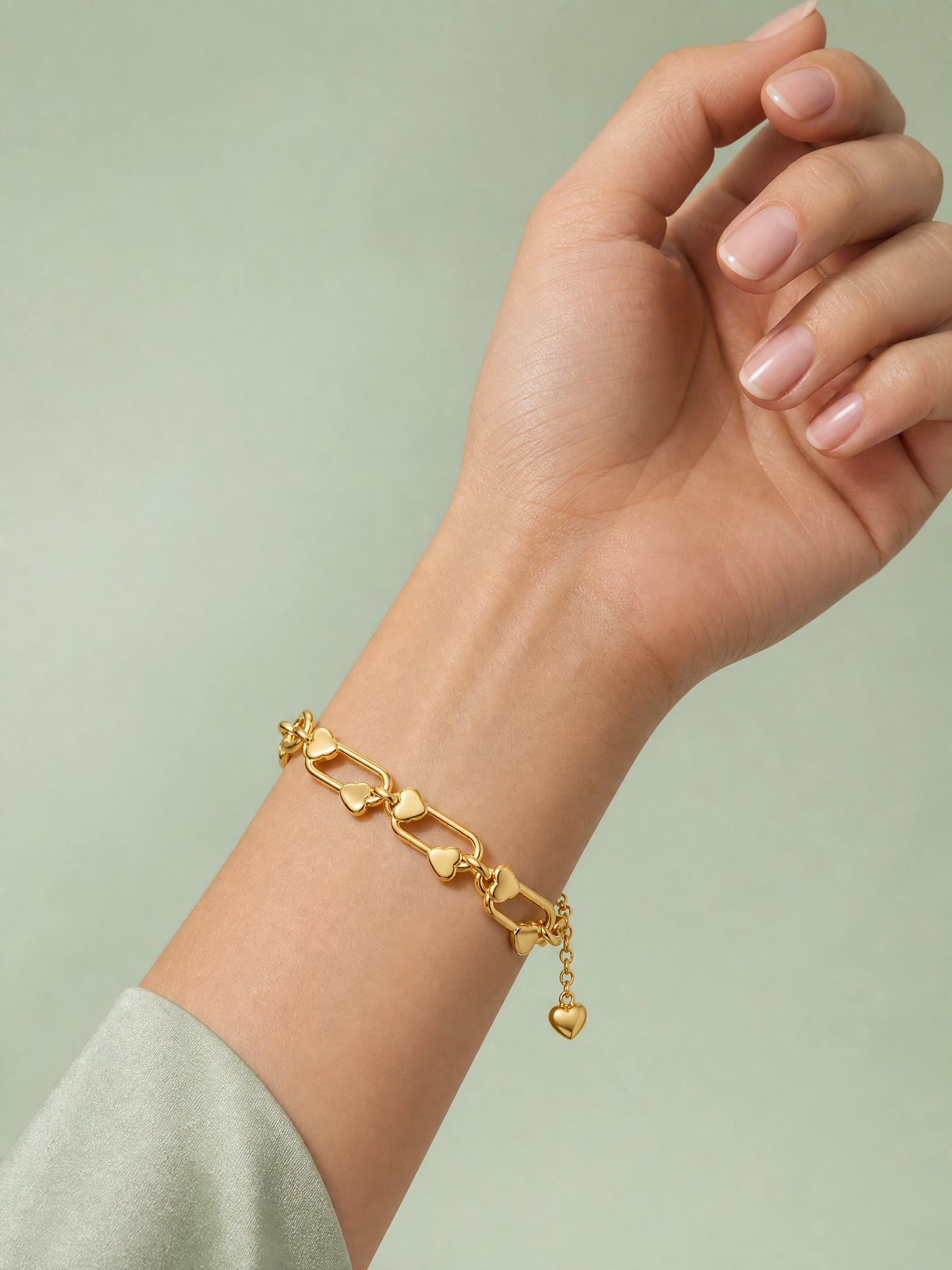 Heart Buckle Bracelet
