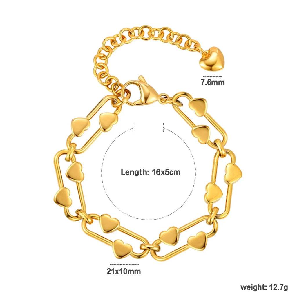 Heart Buckle Bracelet