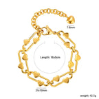 Heart Buckle Bracelet