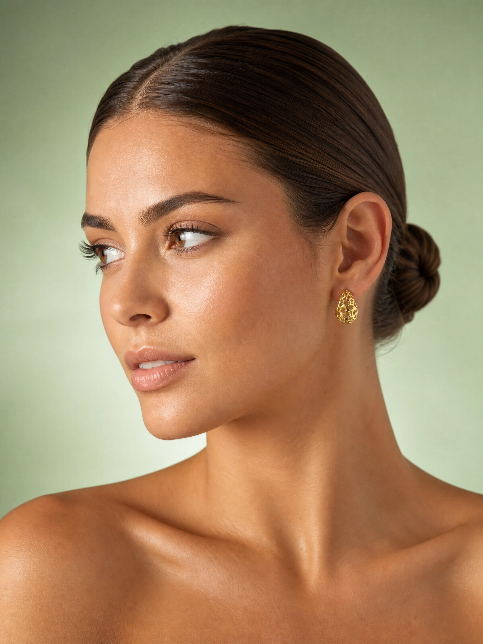 Teardrop Cutout Earrings