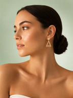 Éclat Double Triangle Earrings